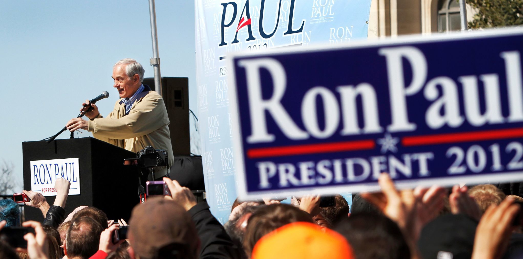 Presidential candidate Ron Paul